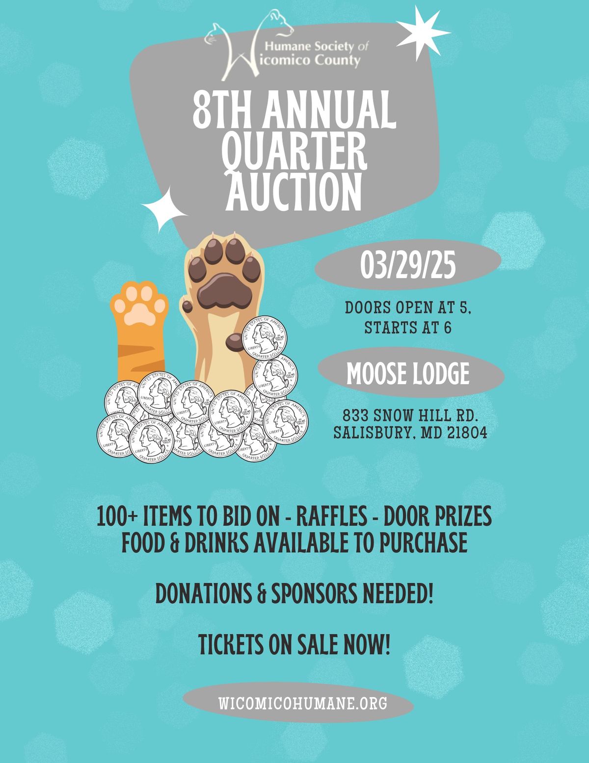 8th Annual Quarter Auction