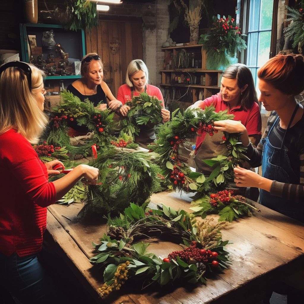 Christmas Wreath Demo and Workshop