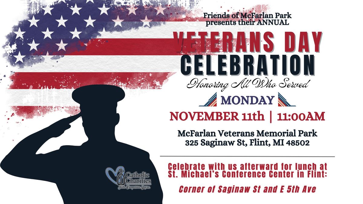 Annual Veteran's Day Celebration and Lunch