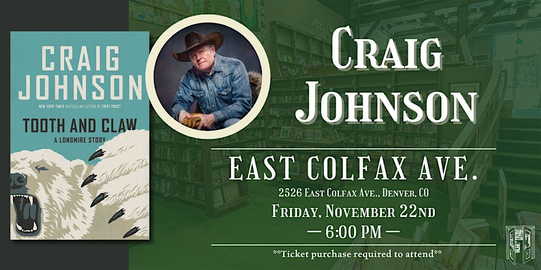 Craig Johnson Live at Tattered Cover Colfax