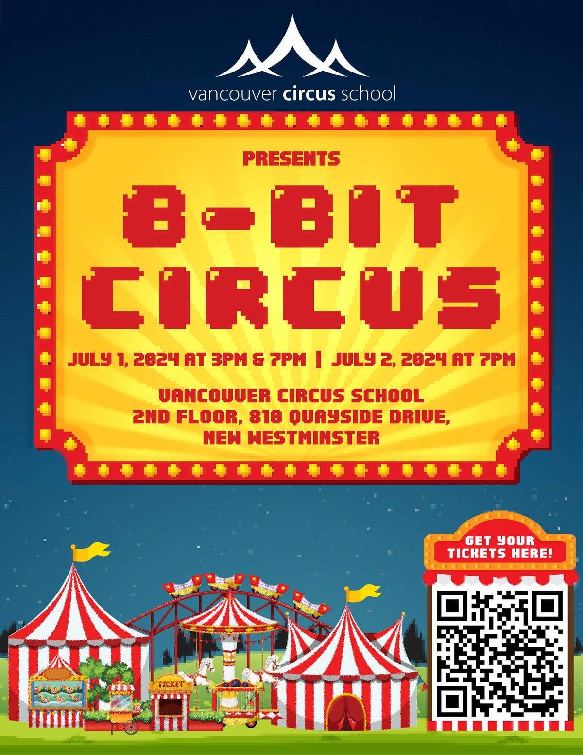 8-Bit Circus Show by Vancouver Circus School