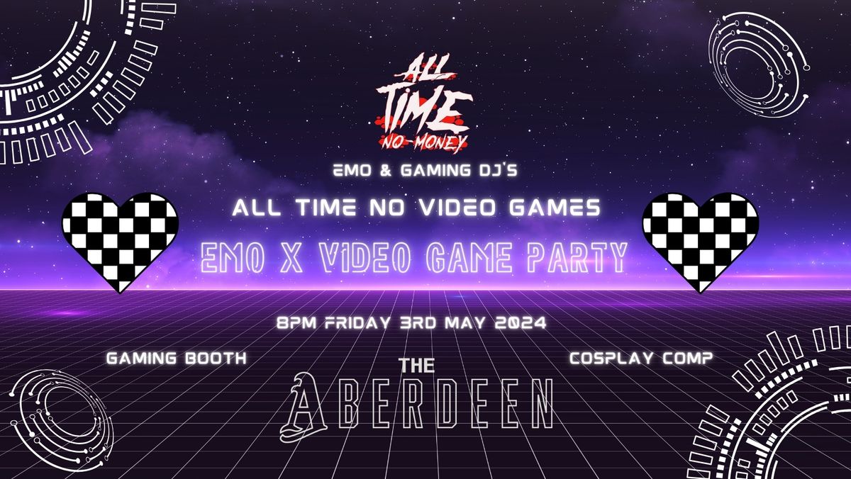 THIS FRIDAY!! All Time No Video Games - Emo & Scene Party Perth