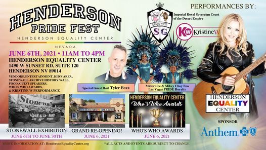 Henderson Pride Fest Henderson Equality Center Grand Re Opening Pride Festival Henderson Equality Center 6 June 2021 Henderson Festival 2022