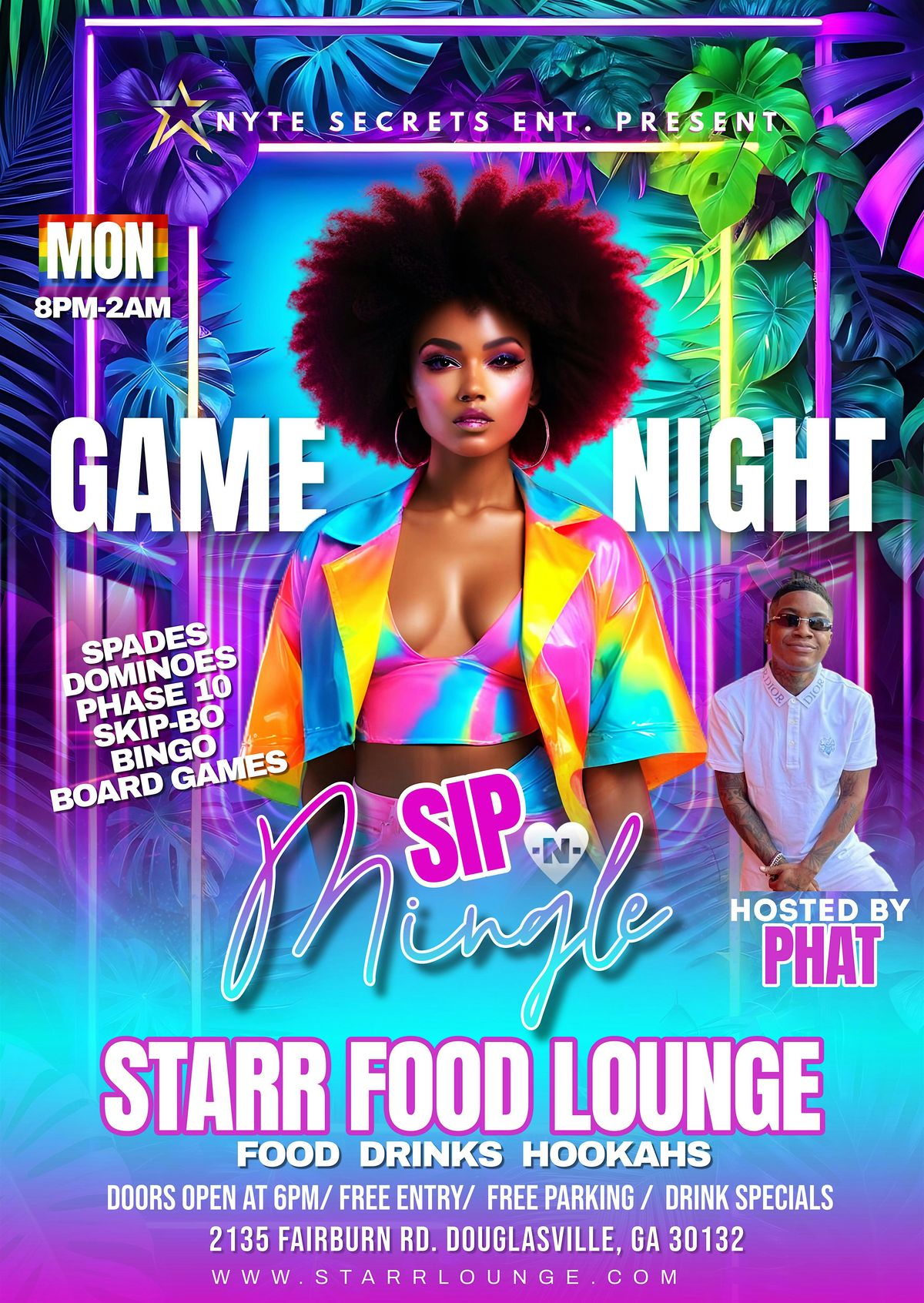 GAME NIGHT (LGBTQ+) @ STARR FOOD LOUNGE