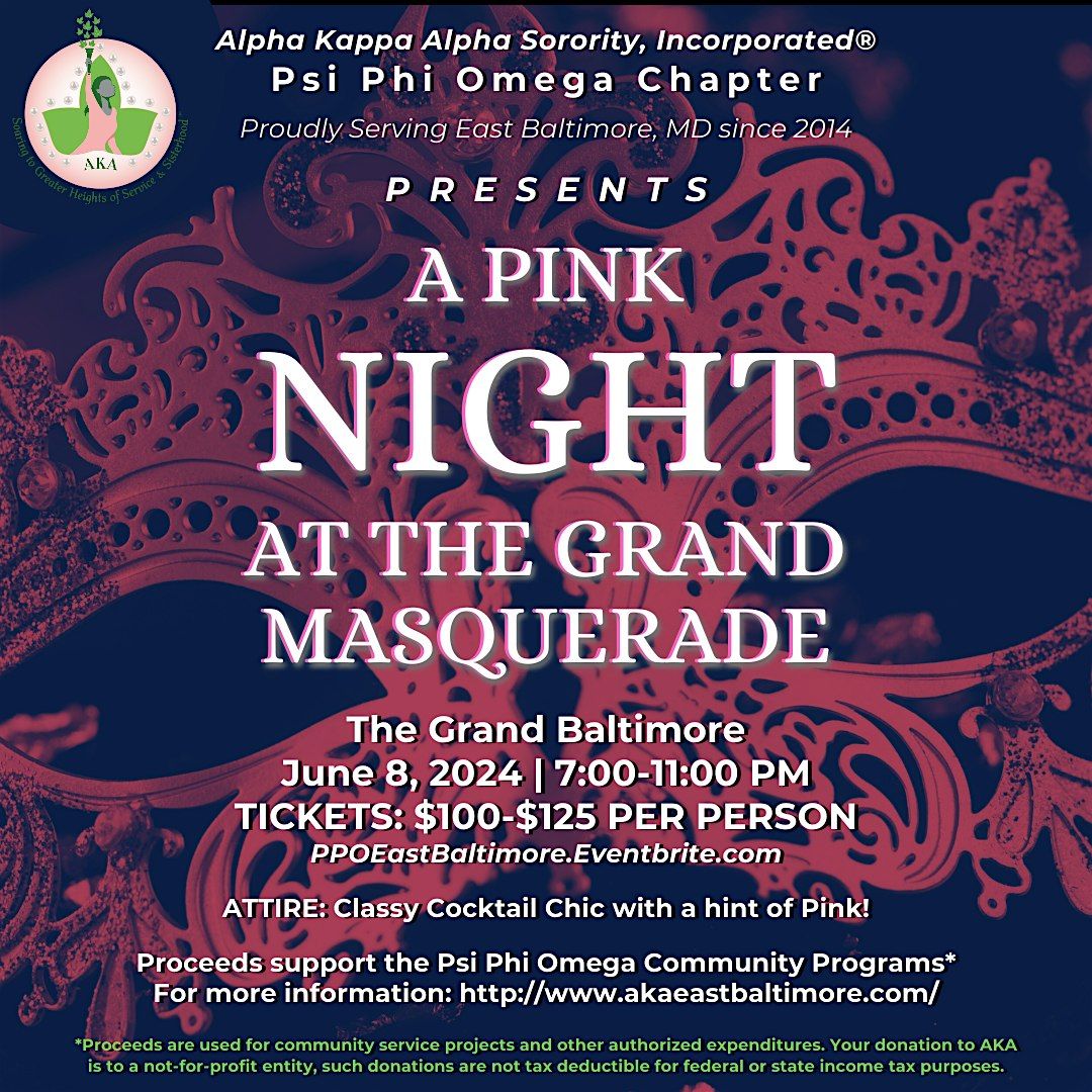 A Pink Night at the Grand Masquerade