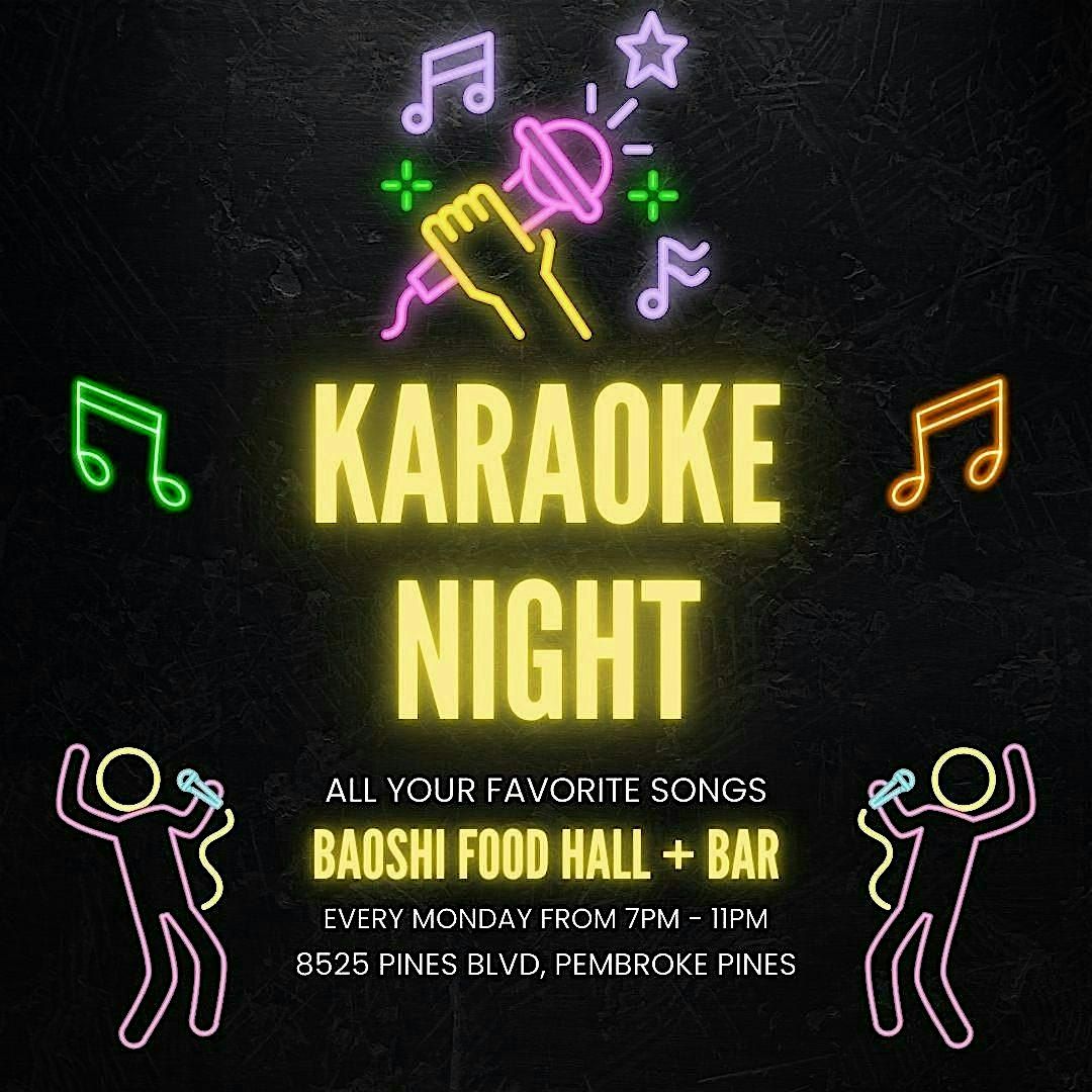 Monday Night Karaoke at Baoshi!