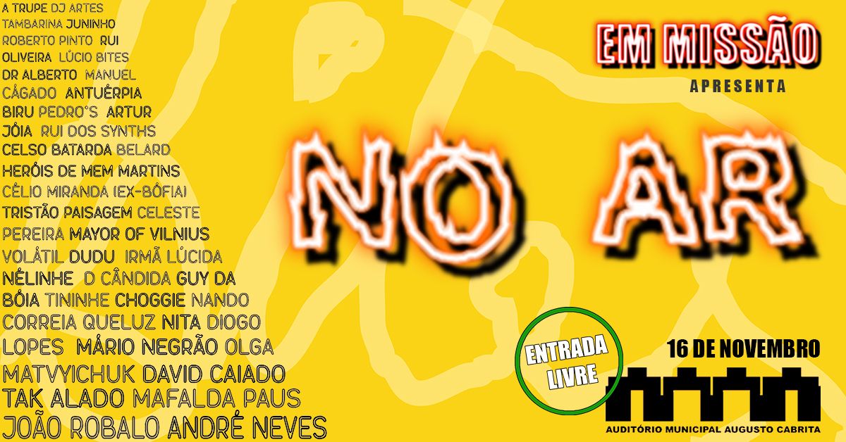 EM MISS\u00c3O apresenta NO AR \u1be4 AMAC, Barreiro