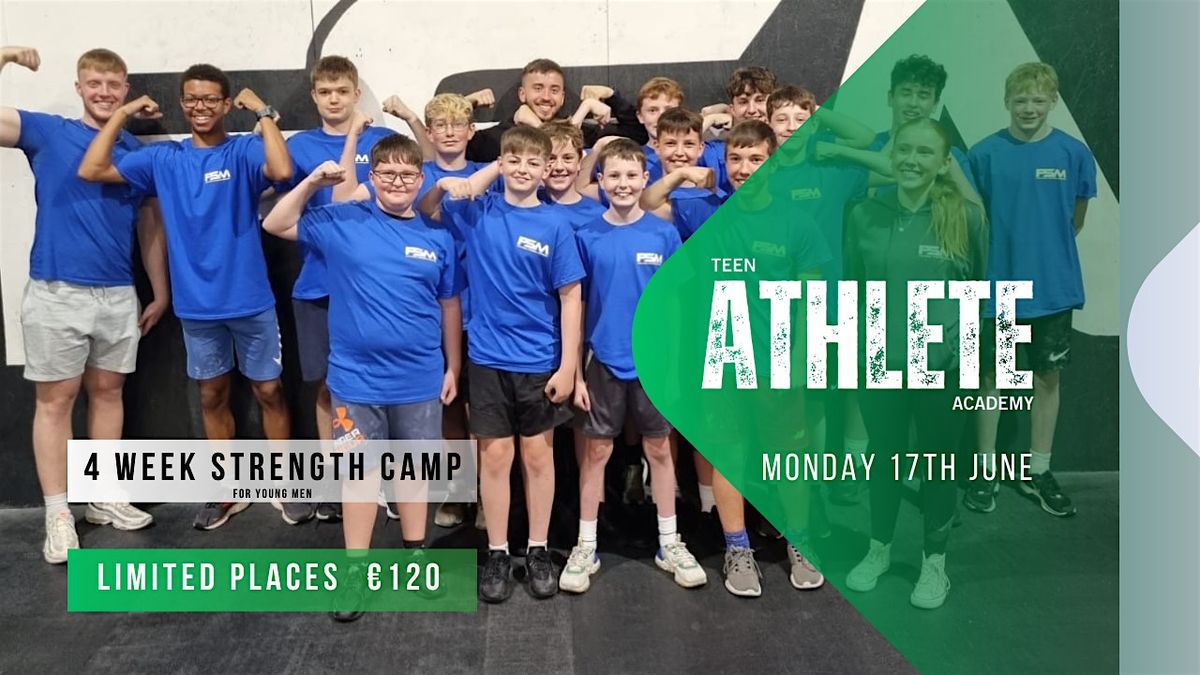 JUNE Teen Boys Summer Strength Camp 4 Weeks