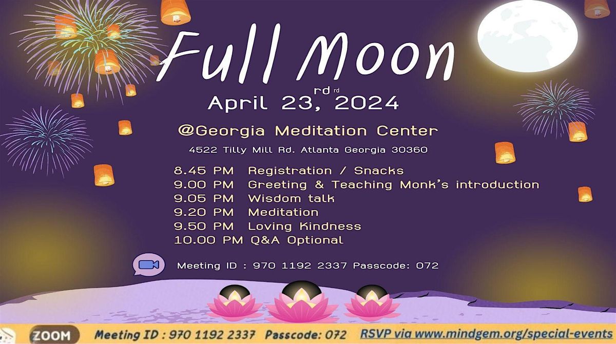 Full Moon Candle Light Meditation April 23rd