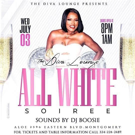 The Diva Lounge All White Soiree
