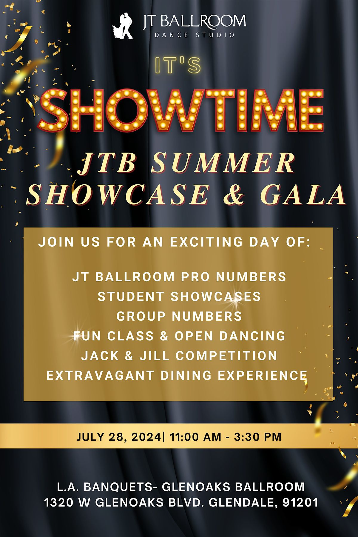 JT Ballroom Summer Showcase & Gala