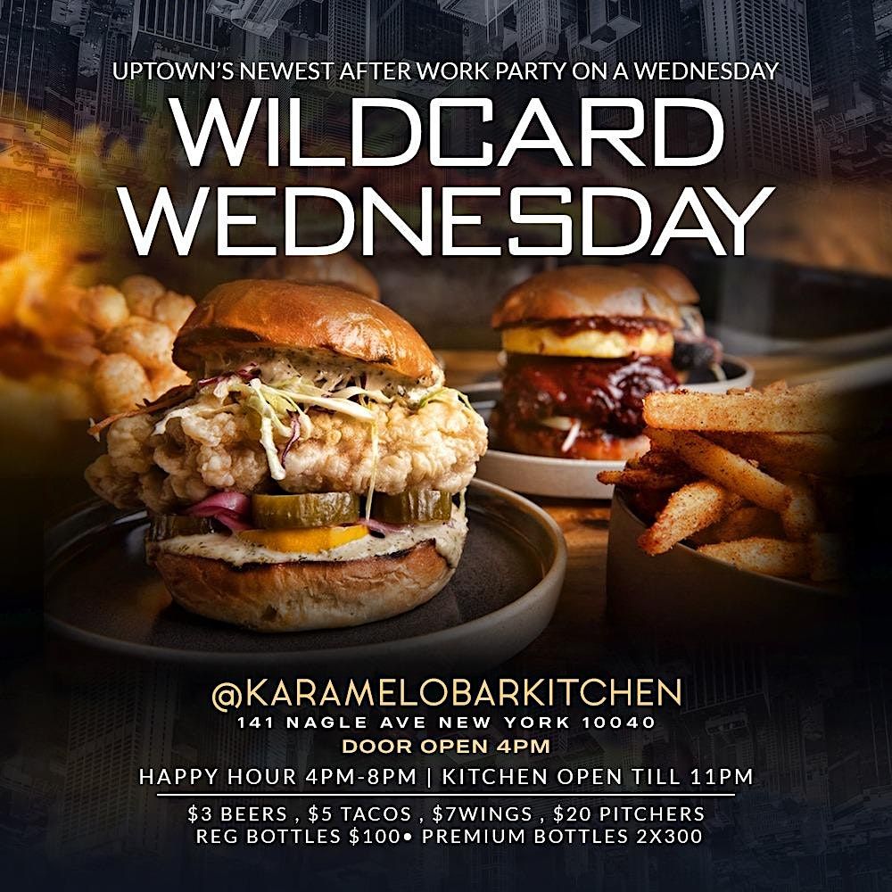 Wild card Wednesday happy hour nyc, Karamelo, New York, 25 January 2023