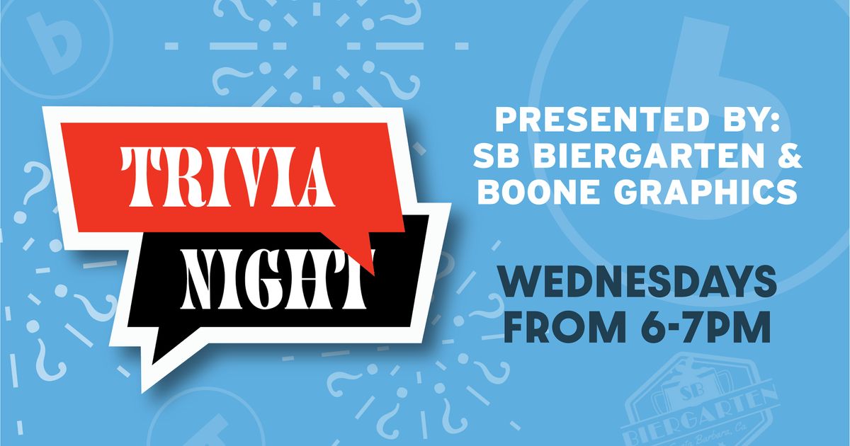 Trivia Night at SB Biergarten