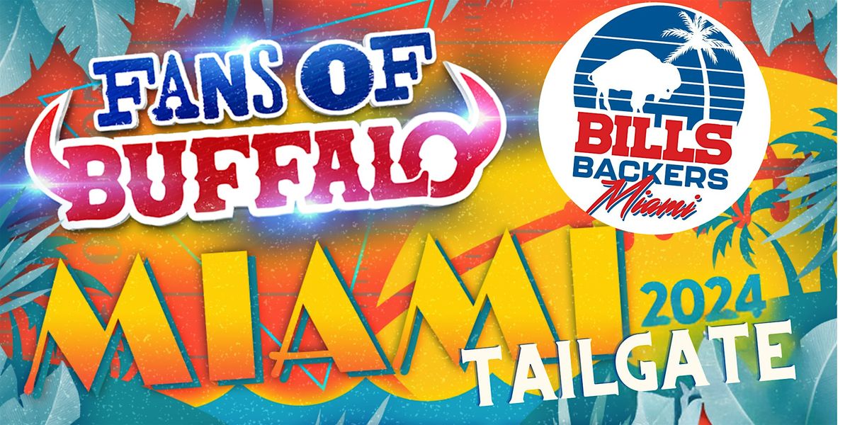 Bills Backers Miami & Fans of Buffalo Thursday Night Football Tailgate!