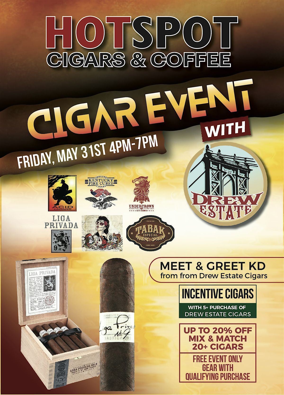2024 Summer Cigar Event with Drew Estate