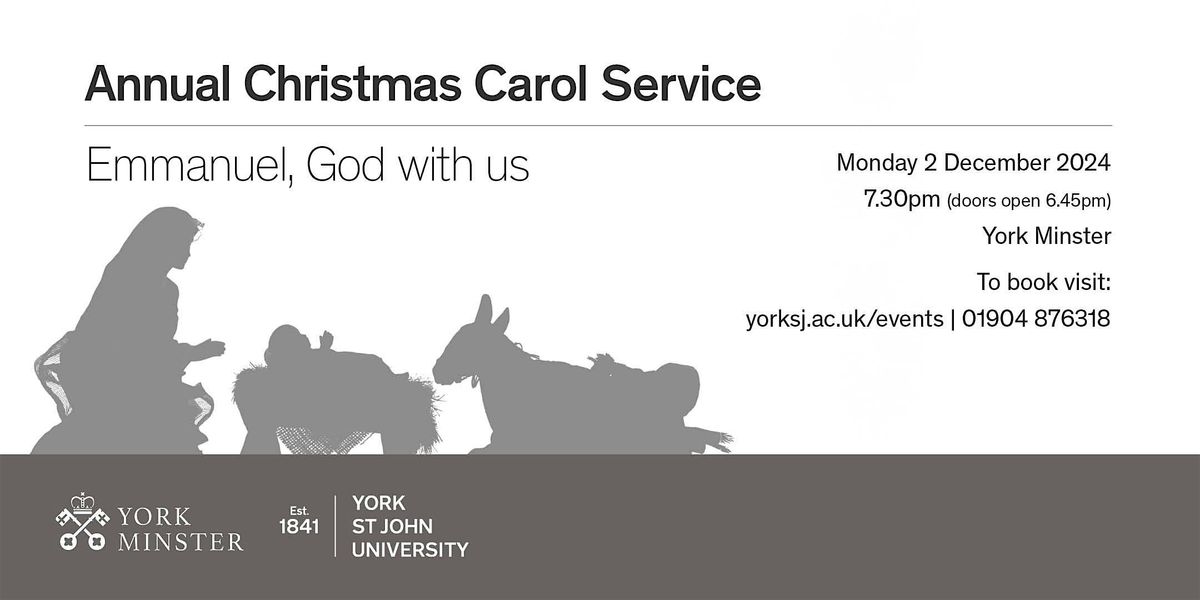 York St John University Christmas Carol Service 2024