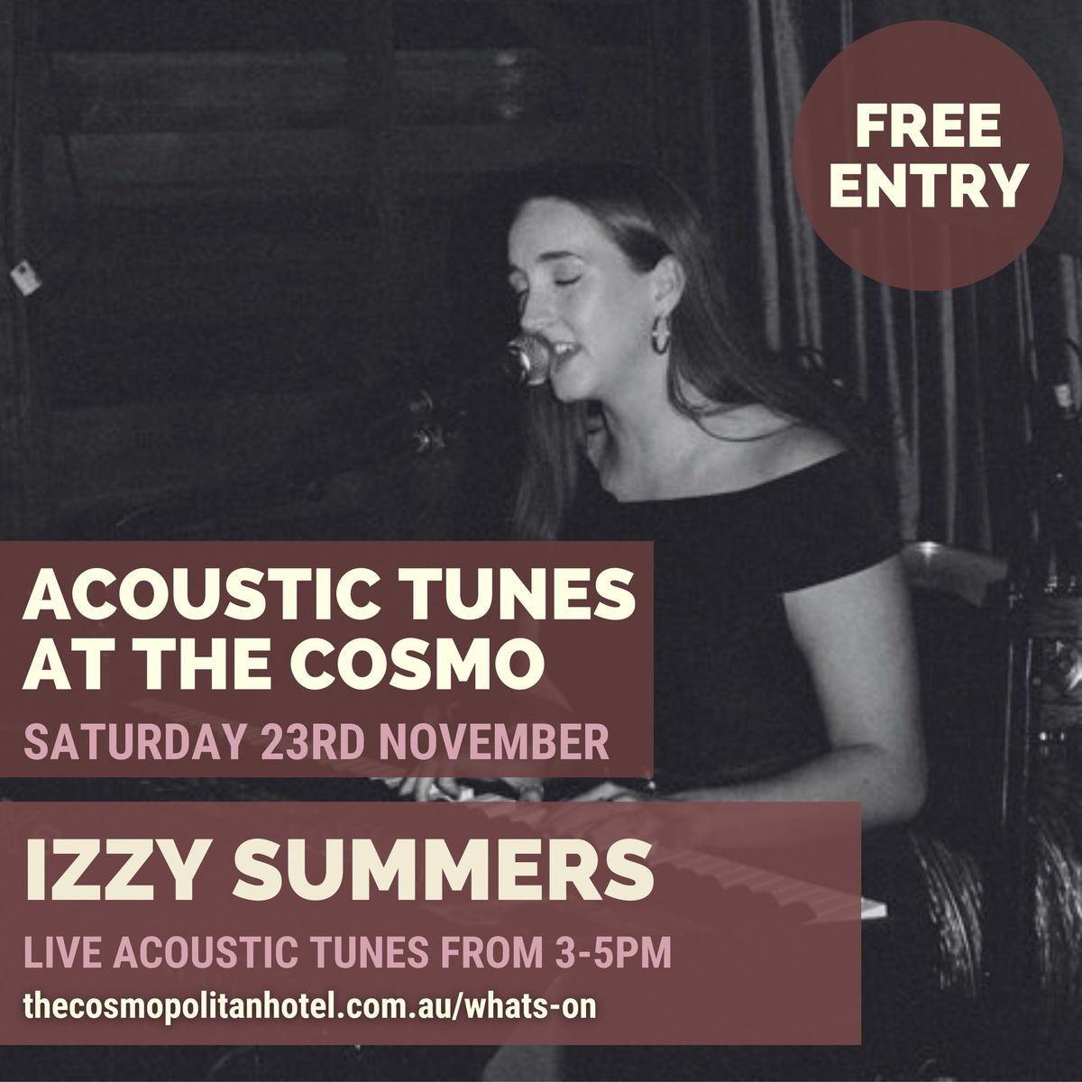 Izzy Summers - Live at the Cosmo