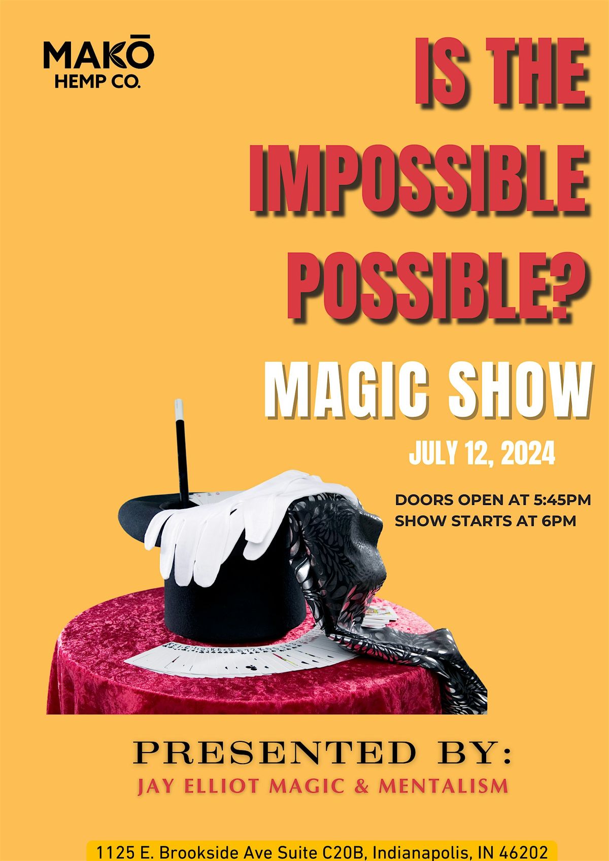Is the Impossible Possible Magic Show with Jay Elliott Magic