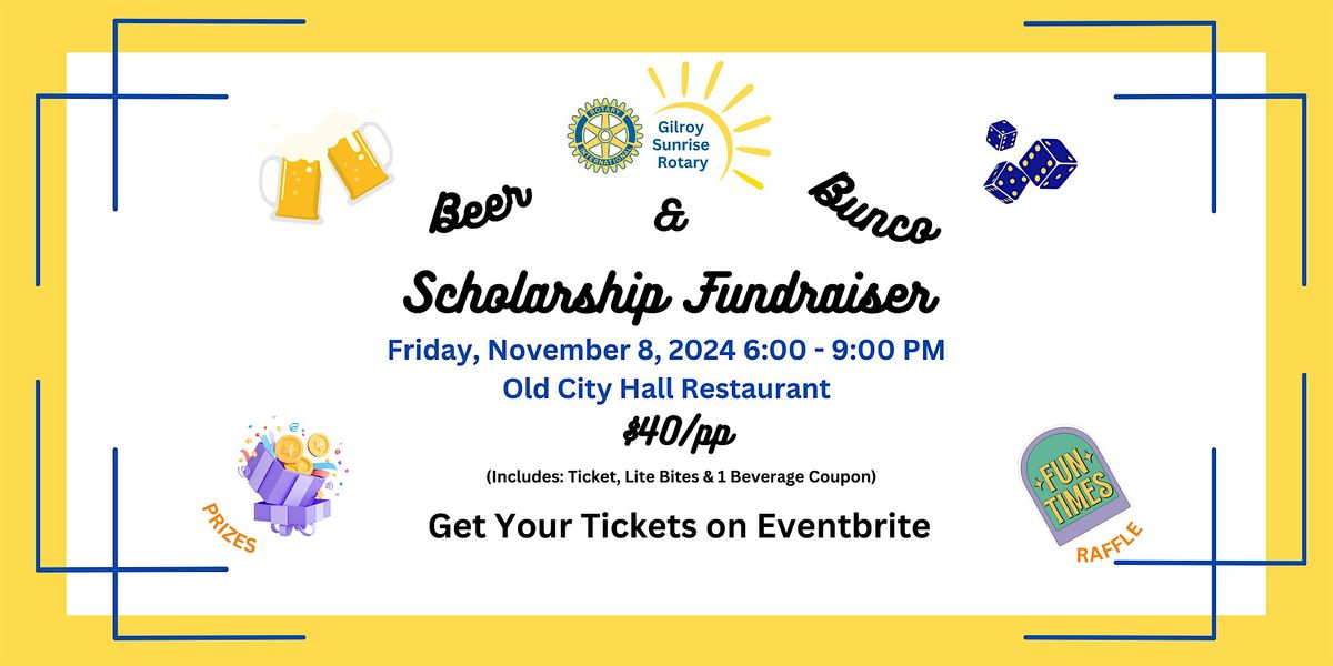 Beer and Bunco Scholarship Fundraiser