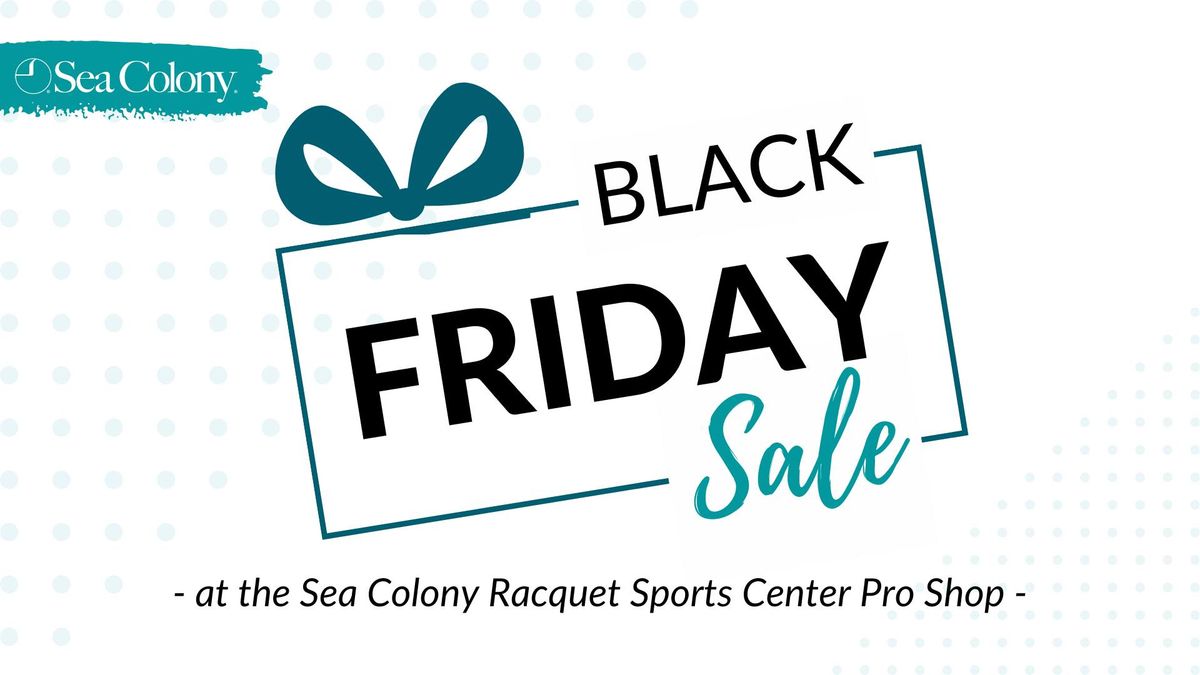 Sea Colony Racquet Sports Black Friday Sale