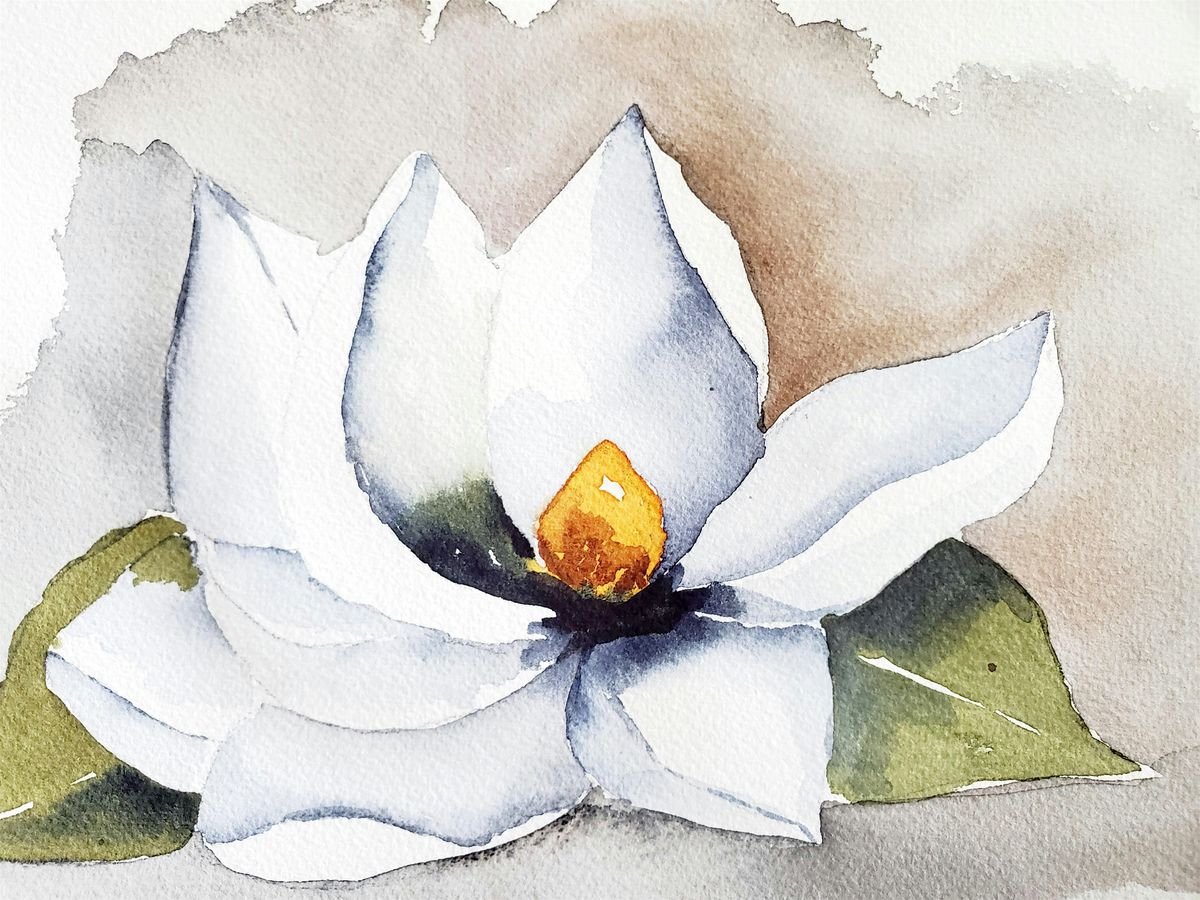 Watercolor For Beginners: Magnolias