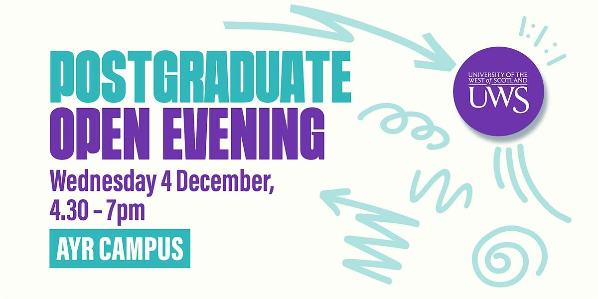 UWS Ayr Postgraduate Open Evening