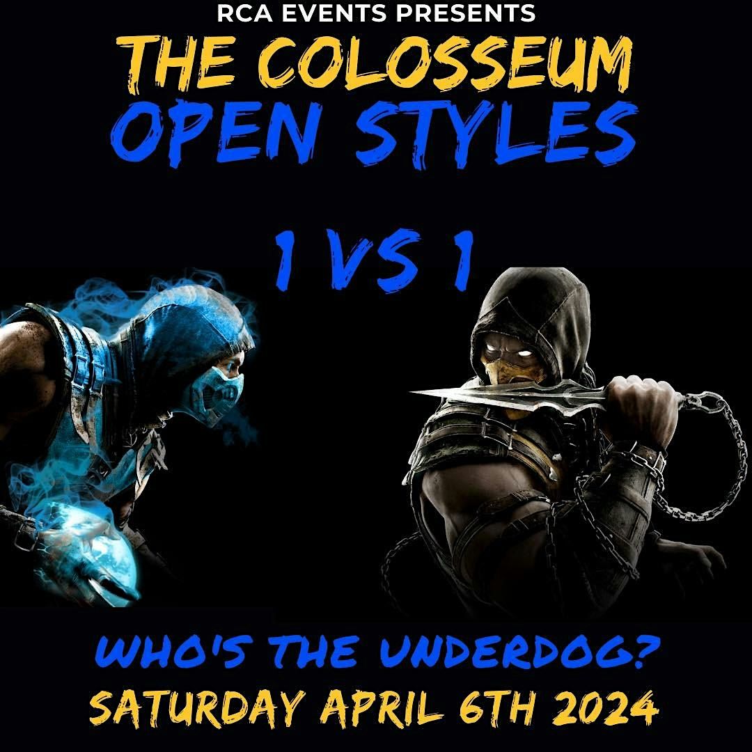 The Colosseum: 1 vs 1 all styles street dance battle