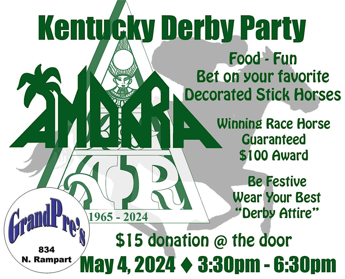The Mystic Krewe of Amon-Ra's  2024 Kentucky Derby Party