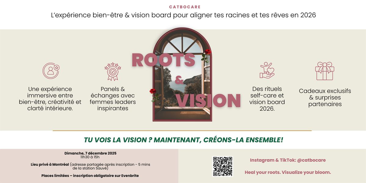 ROOTS & VISION 2026 \u2014 Atelier Bien-\u00catre + Vision Board & Brunch Vibes