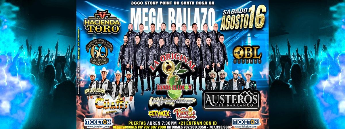CUATES DE SINALOA, BANDA EL LIMON & MAS  in Santa Rosa