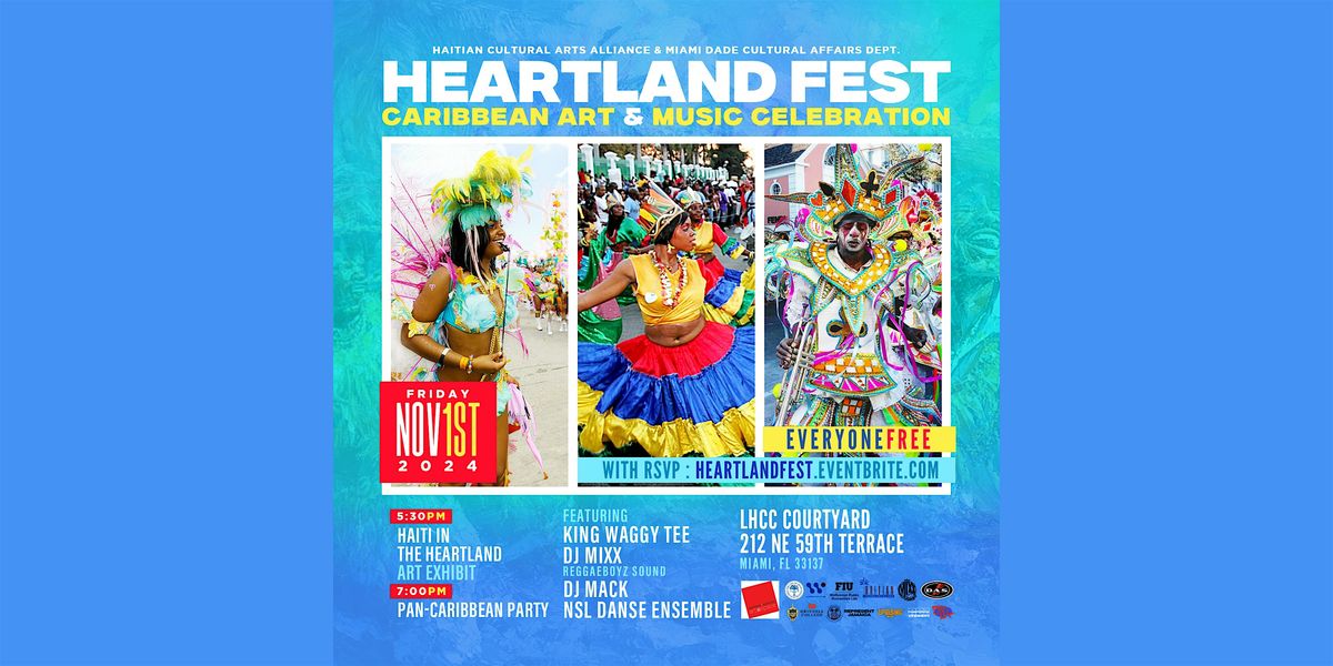 Heartland Fest at Little Haiti Cultural Complex ft King Waggy Tee