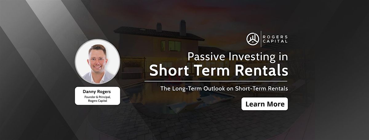 Passive Investing in Short Term Rentals