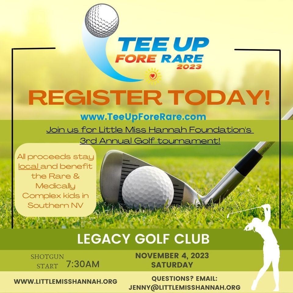 2023 Tee Up FORE Rare - Golf Tournament 