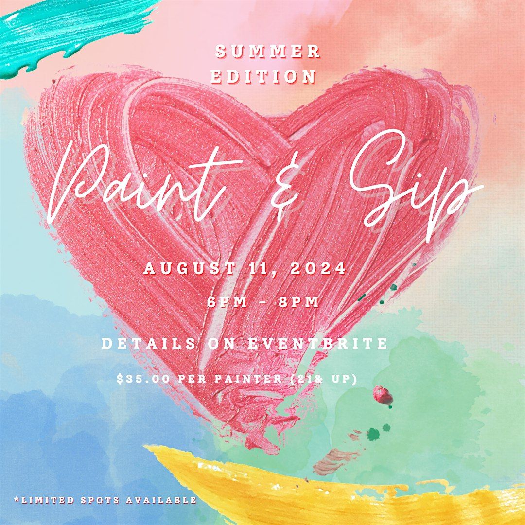 Paint & Sip: Summer Edition