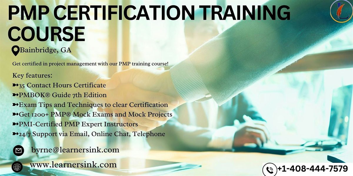 Increase your Profession with PMP Certification In Bainbridge, GA