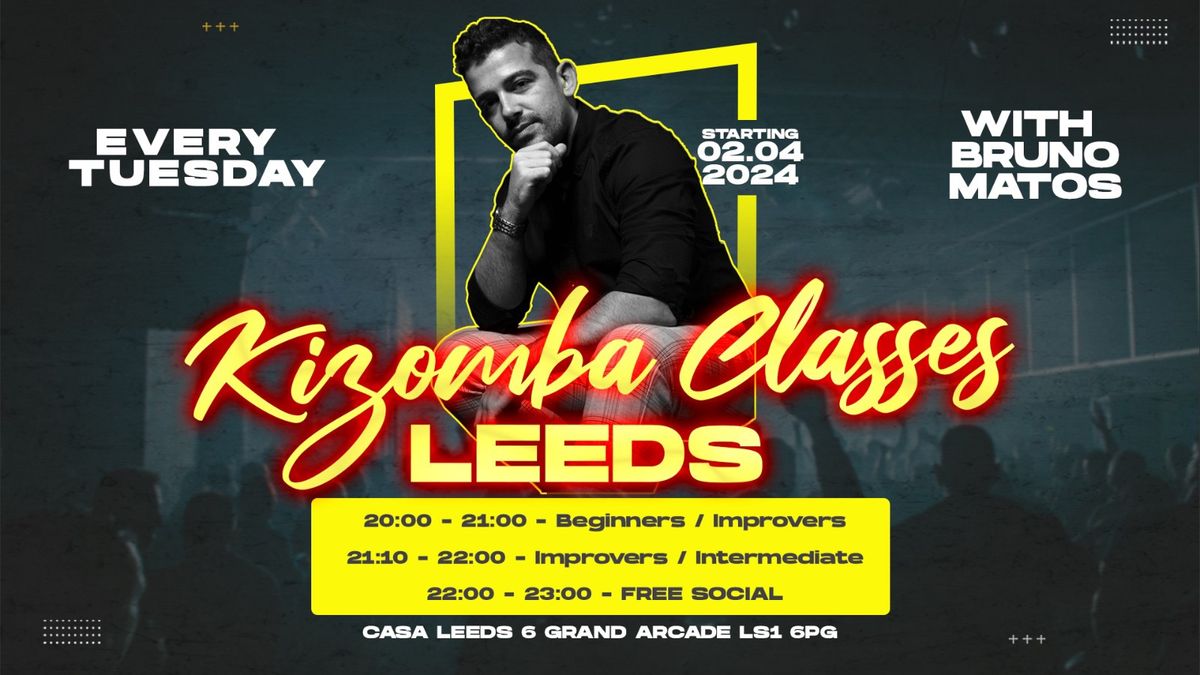 Kizomba Classes Leeds - Every Tuesday - Starting in April