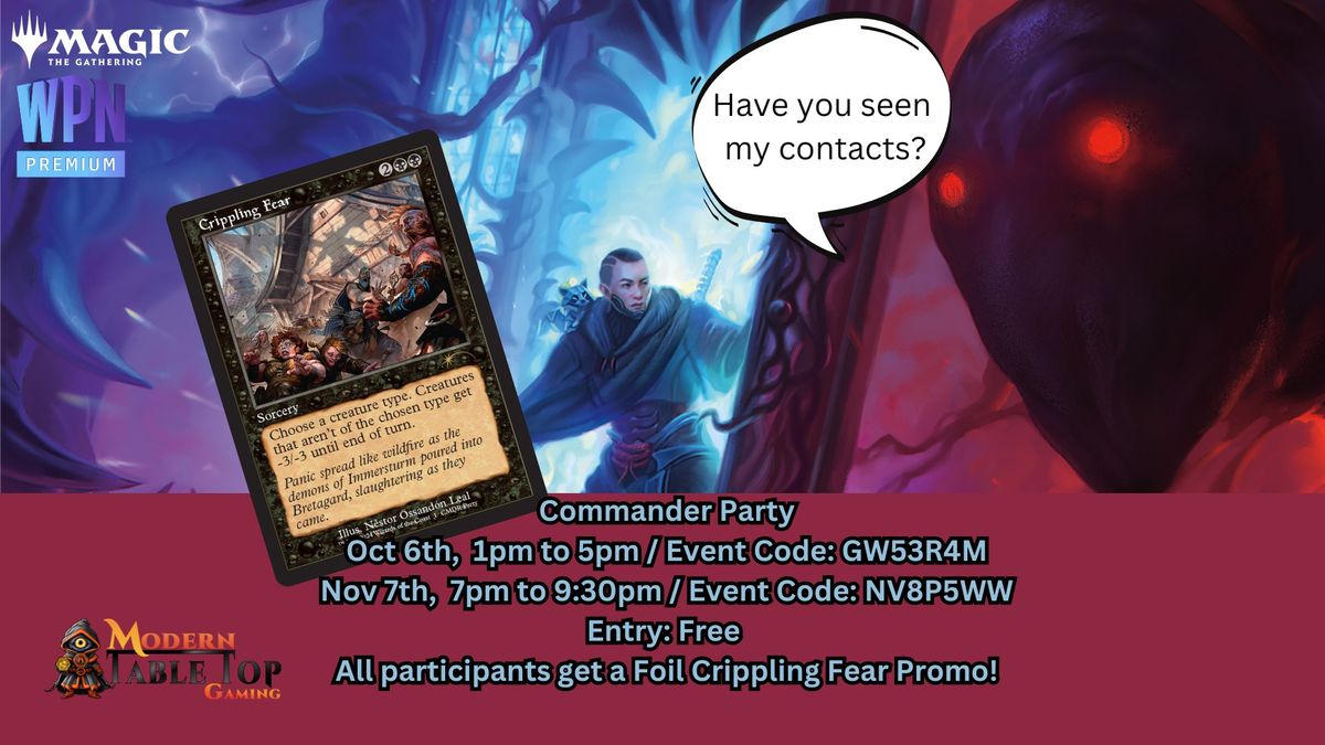 Duskmourn Commander Party