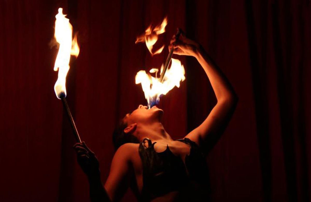 Learn To Eat Fire with Vixen DeVille
