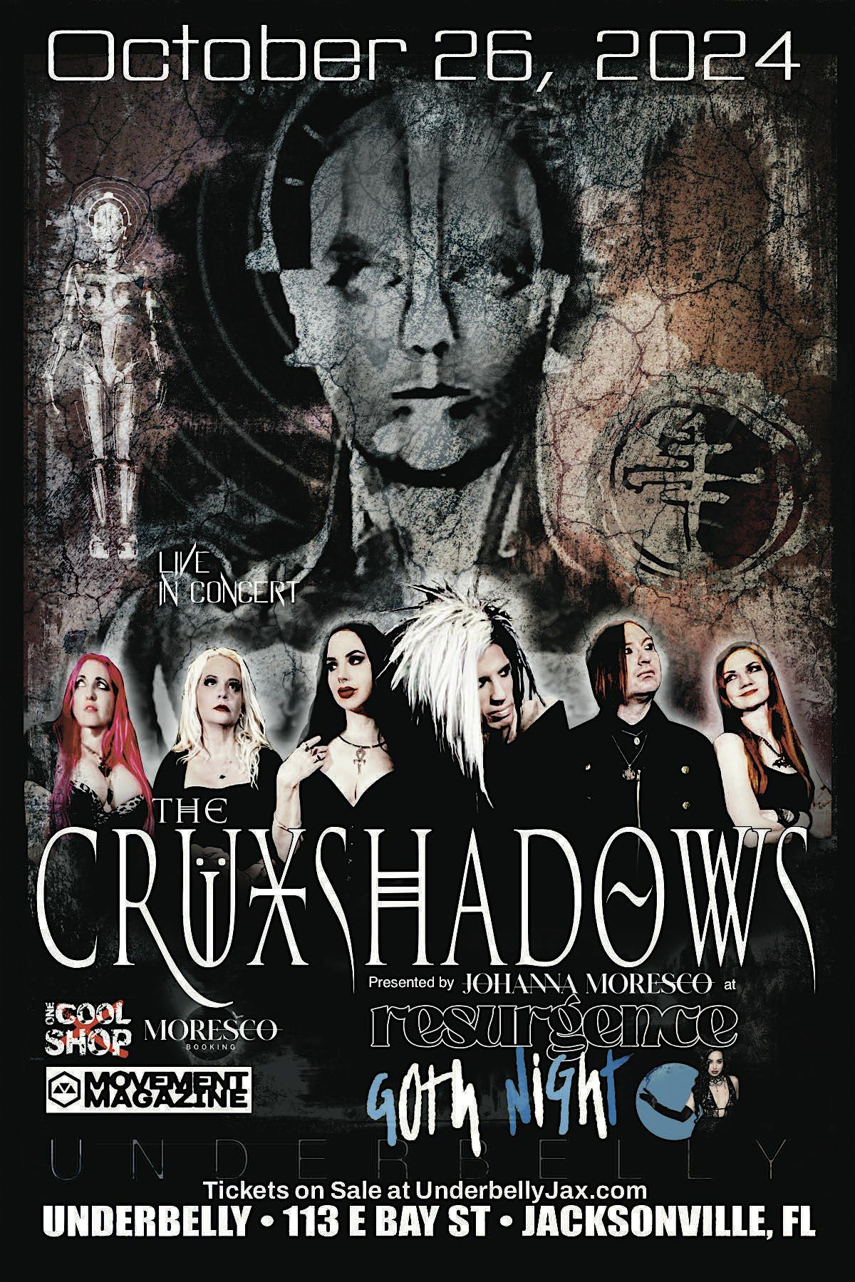 THE CRUXSHADOWS - Resurgence Goth Night at Underbelly