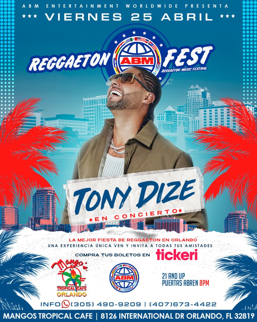 Tony Dize at Coca-Cola Music Hall of Puerto Rico