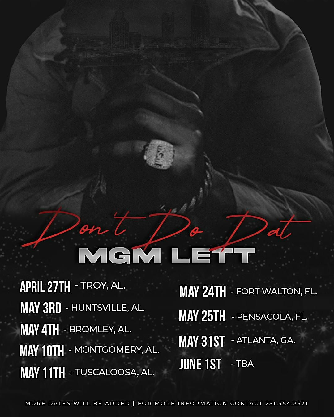 DONT DO DAT TOUR : MONTGOMERY
