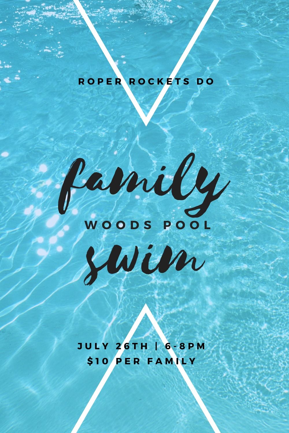 Roper Rockets at Woods Pool (Family Night)
