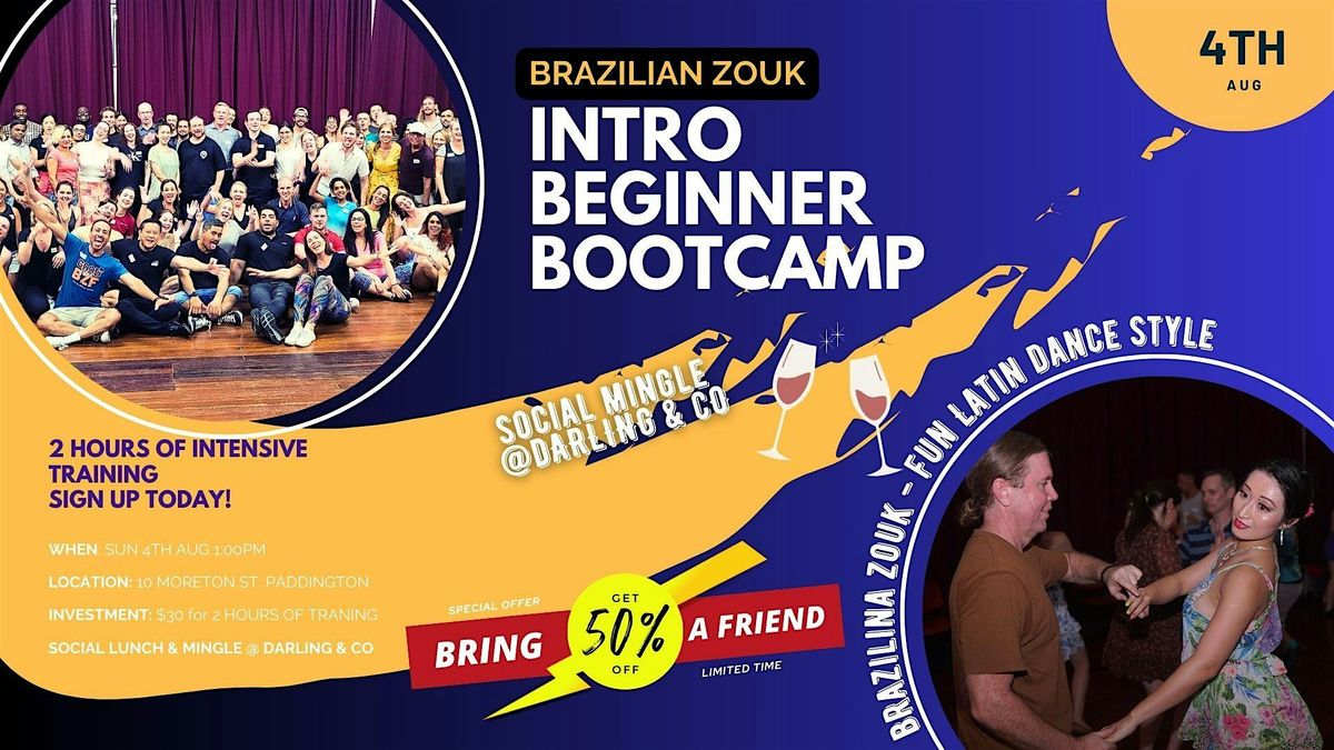 Intro Beginner Dance Bootcamp & Social Mingle | 4th Aug