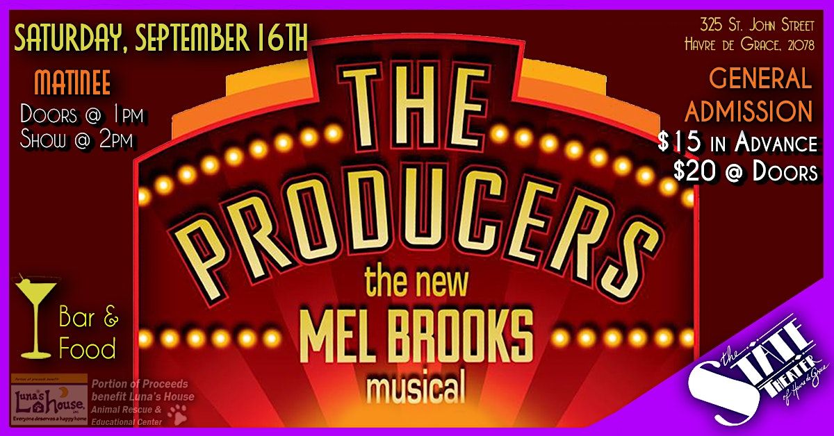 The Producers - Saturday Matinee