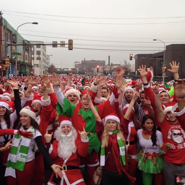 Running of the Santas - New Orleans