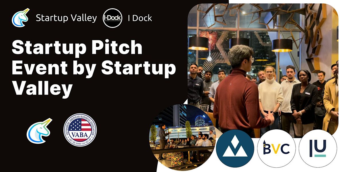 Startup Pitch Event by Startup Valley A'dam