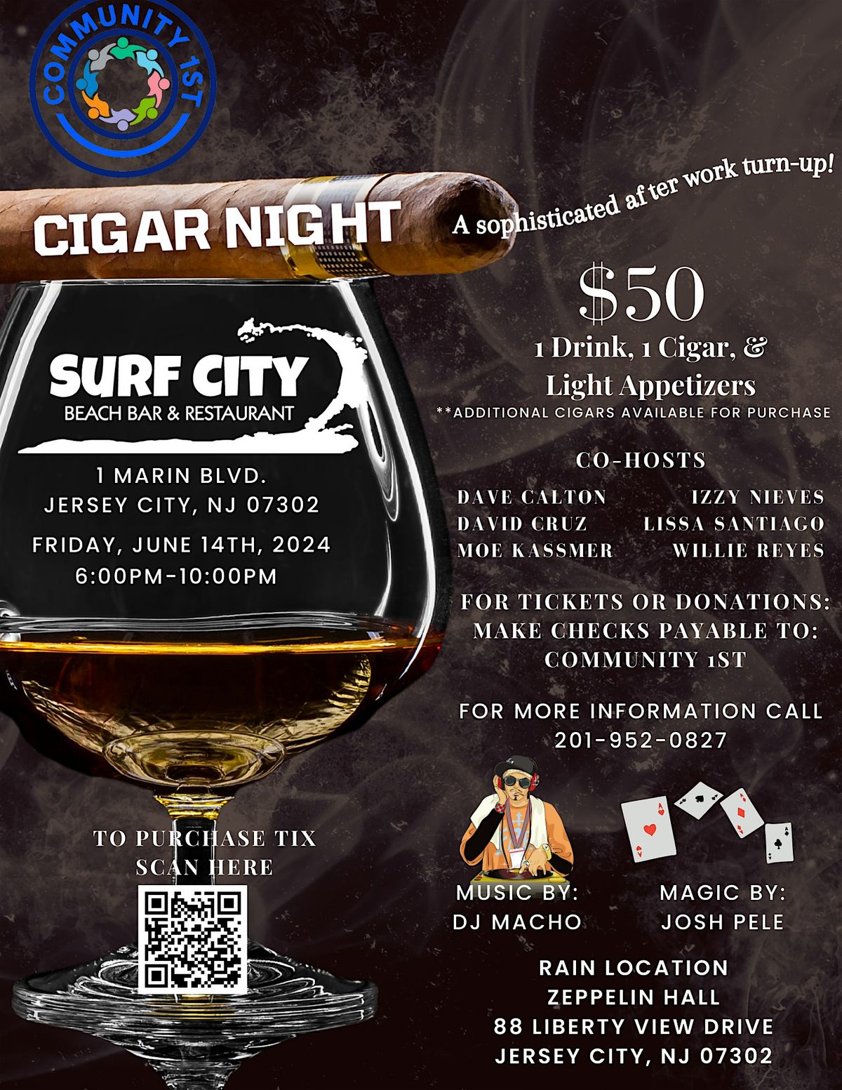 Community 1st Cigar Night