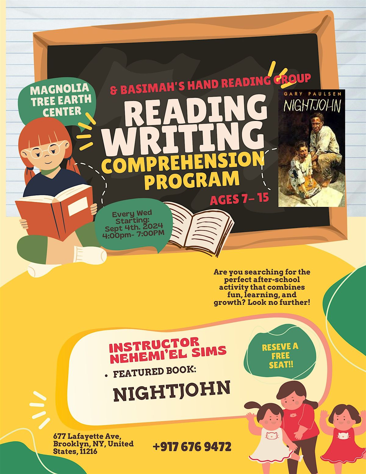 Reading, Writing and Comprehension Program