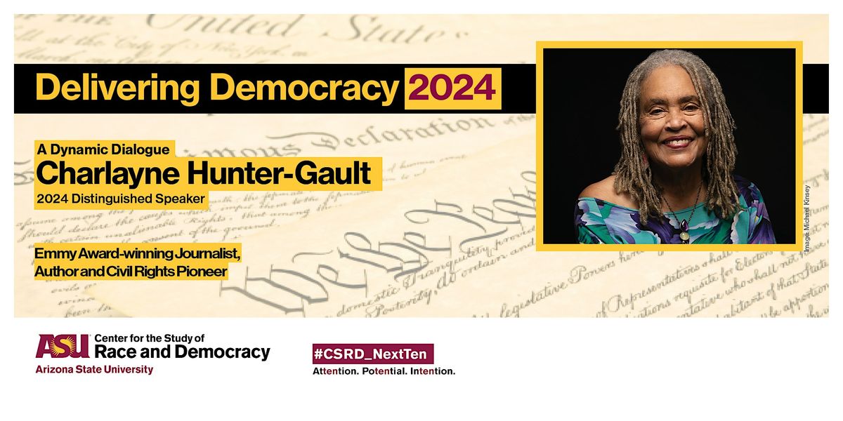 Delivering Democracy 2024 Charlayne Hunter-Gault