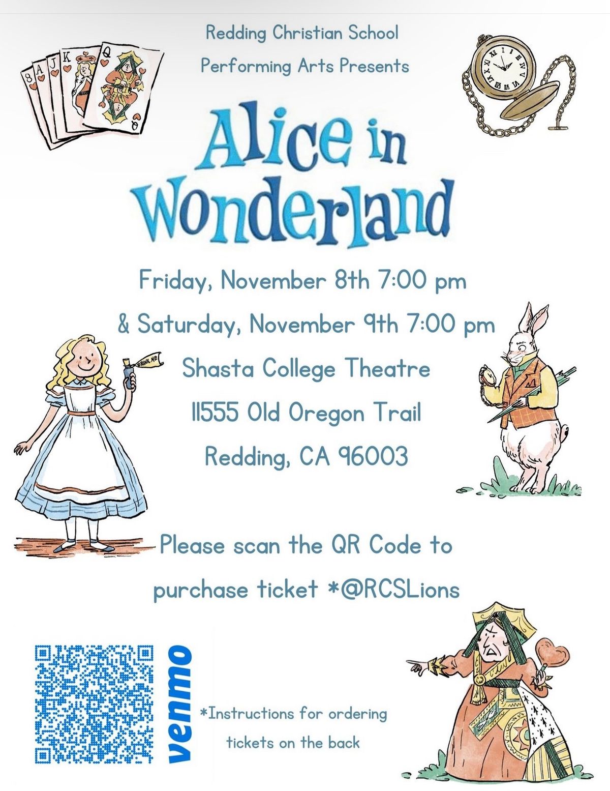 Alice In Wonderland at Shasta College